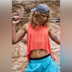 Free People Movement tempo tank. NWT. Scarlet